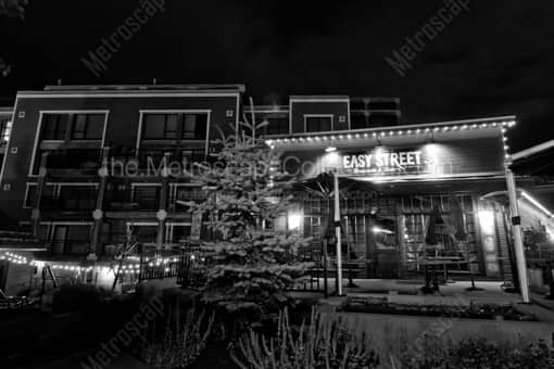 The Easy Street Brasserie and Bar -- Park City Black and White Photos