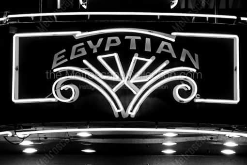 The Egyptian Theater in Park City -- Park City Black and White Photos