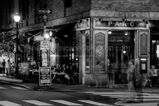 Stephen Starr's Parc on Rittenhouse Square -- Philadelphia Black and White Photography