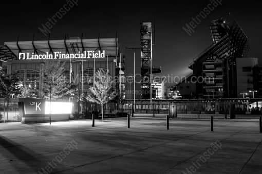 Lincoln Financial Field -- Philadelphia Black and White Photography