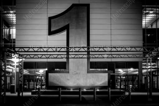 Phoenix Black and White Photography of The University of Phoenix Stadium Entrance 1 The University of Phoenix Stadium Entrance 1 -- Phoenix Black and White Photography