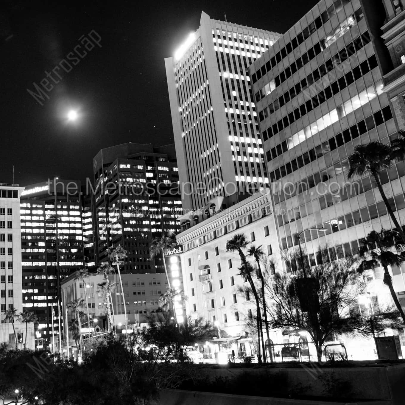 The US Bank Building in Downtown Phoenix landscape black and white Photography The US Bank Building in Downtown Phoenix landscape black and white Photography square crop