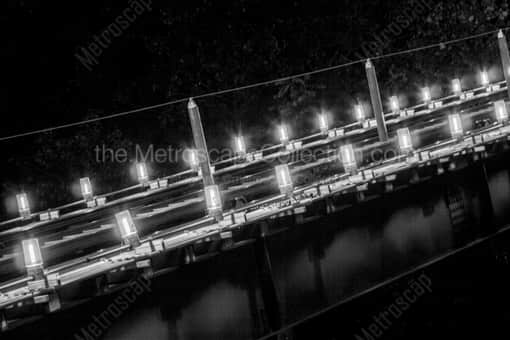 Lights and Rails on the Monongahela Incline  -- Pittsburgh Black and White Photos