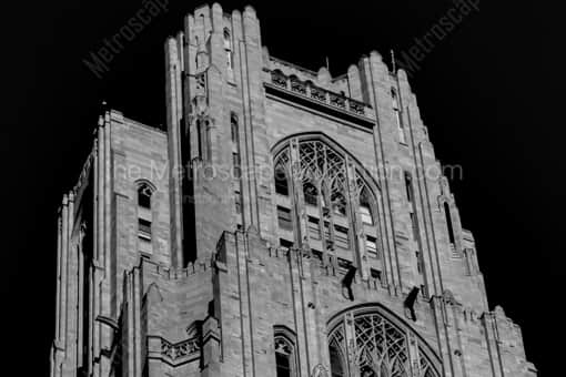 The Top of the Cathedral of Learning -- Pittsburgh Black and White Photos