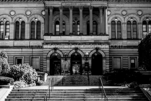 The Carnegie Library -- Pittsburgh Black and White Photos