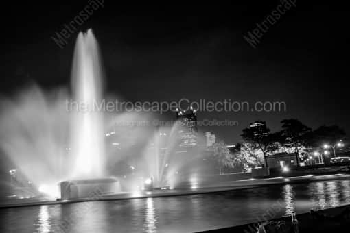 The Point State Park Fountain -- Pittsburgh Black and White Photos