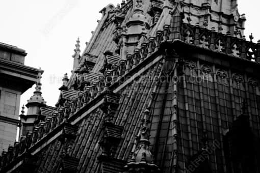 The Top of the Union Trust Building -- Pittsburgh Black and White Photos