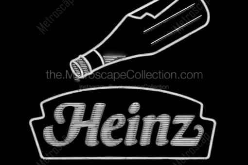 Heinz Ketchup Neon Sign -- Pittsburgh Black and White Photos
