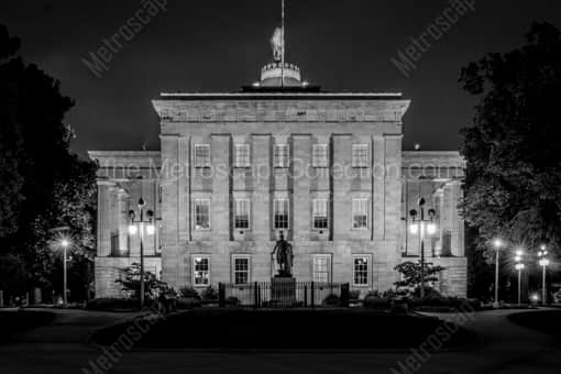 Raleigh Black and White Photography of The North Carolina State Capitol Building The North Carolina State Capitol Building -- Raleigh Black and White Photography