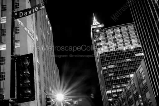 Raleigh Black and White Photography of Davie and Fayetteville in Downtown Raleigh Davie and Fayetteville in Downtown Raleigh -- Raleigh Black and White Photography
