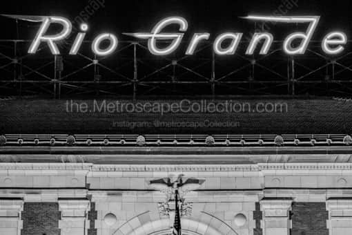 Rio Grande Station -- Salt Lake City Black and White Photos