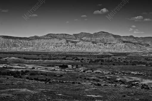Salt Lake City Black and White Photography of Some Mountains to the South East of Salt Lake City Some Mountains to the South East of Salt Lake City -- Salt Lake City Black and White Photography
