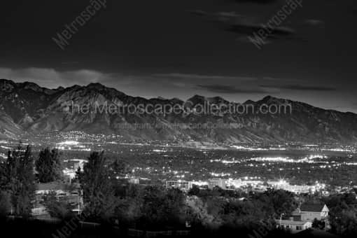 The Wasatch Mountains -- Salt Lake City Black and White Photos