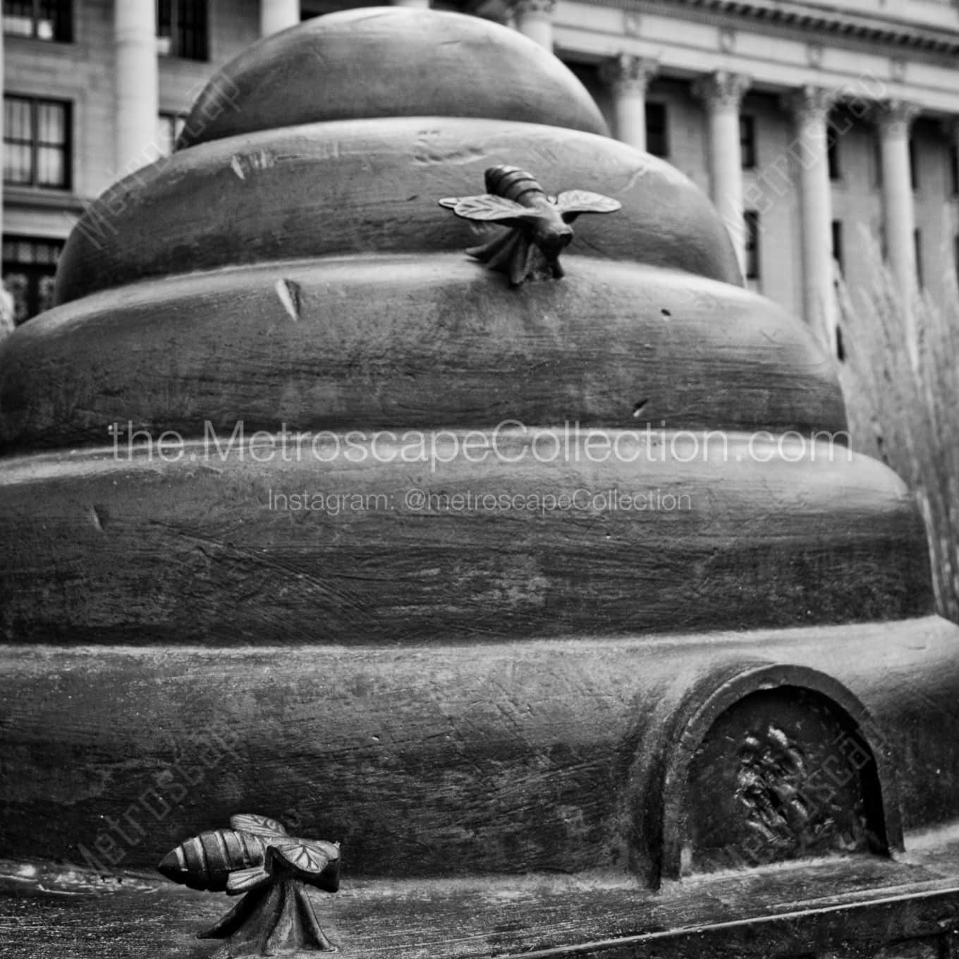 The Beehive State landscape black and white Photography square crop
