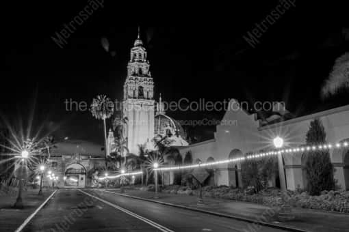 The Balboa Park Museum of Man -- San Diego Black and White Photos