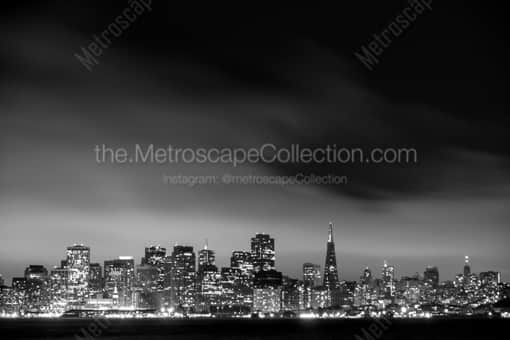 San Francisco under a Blanket of Fog -- San Francisco Black and White Photography