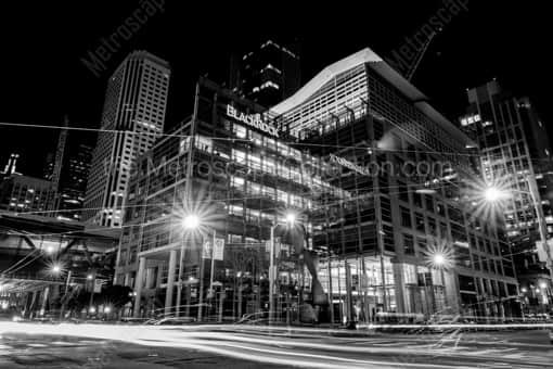 San Francisco Black and White Photography of The Blackrock Office in Downtown San Francisco The Blackrock Office in Downtown San Francisco -- San Francisco Black and White Photography