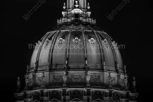 The San Francisco City Hall Rotunda -- San Francisco Black and White Photography