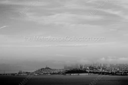 San Francisco Under Afternoon Fog -- San Francisco Black and White Photography