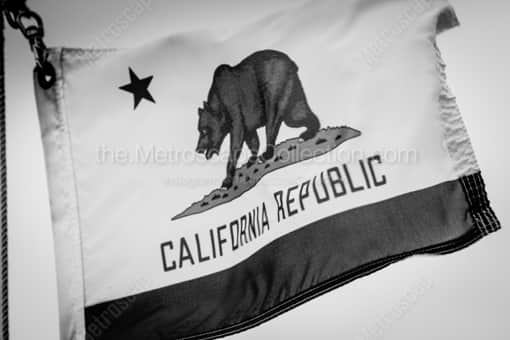 San Francisco Black and White Photography of The California Soviet Socialist Republic Flag The California Soviet Socialist Republic Flag -- San Francisco Black and White Photography