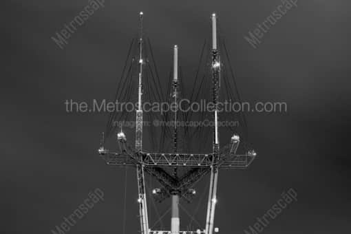 The Top of Sutro Tower -- San Francisco Black and White Photography