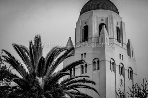 San Francisco Black and White Photography of Hoover Tower on Stanford University Campus Hoover Tower on Stanford University Campus -- San Francisco Black and White Photography