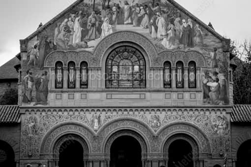Stanford Memorial Church -- San Francisco Black and White Photography