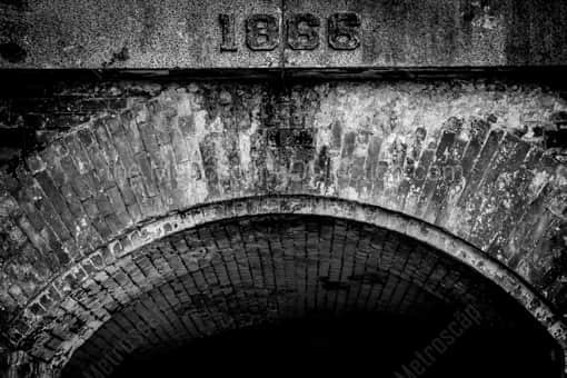 San Francisco Black and White Photography of A Civil War Era Tunnel on Alcatraz Island A Civil War Era Tunnel on Alcatraz Island -- San Francisco Black and White Photography
