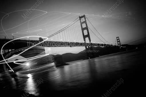Fort Point and the Golden Gate Bridge -- San Francisco Black and White Photography