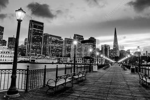 The Transamerica Pyramid -- San Francisco Black and White Photography