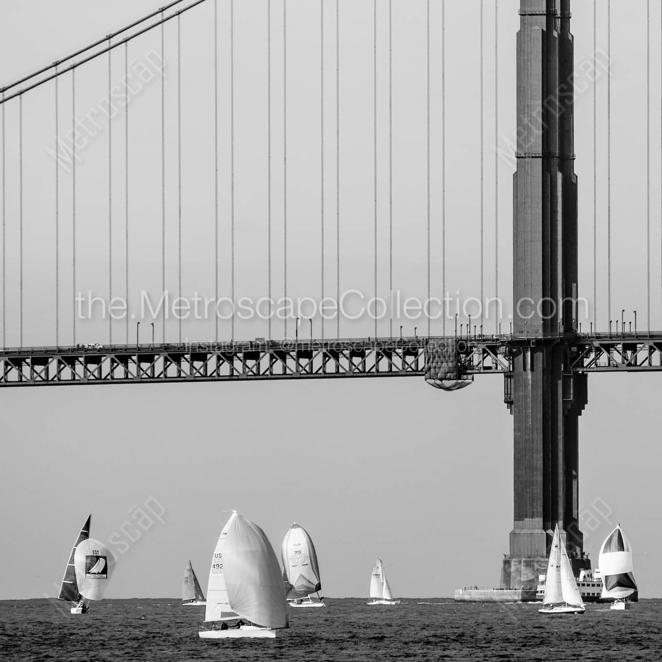 Sailing Around the Golden Gate Bridge landscape black and white Photography Sailing Around the Golden Gate Bridge landscape black and white Photography square crop