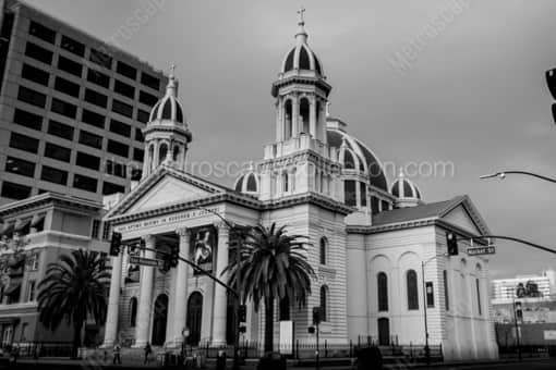 Saint Joseph Basicilla -- San Jose Black and White Photos