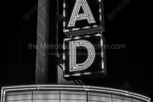 The SCAD Theater -- Savannah Black and White Photography