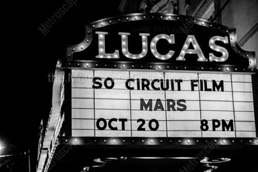 The Lucas Theater -- Savannah Black and White Photography