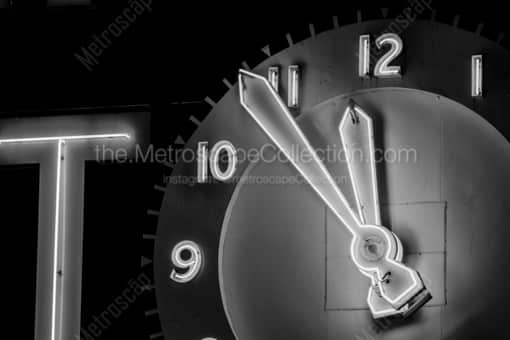 Six til Midnight at Pike Place Market -- Seattle Black and White Photography