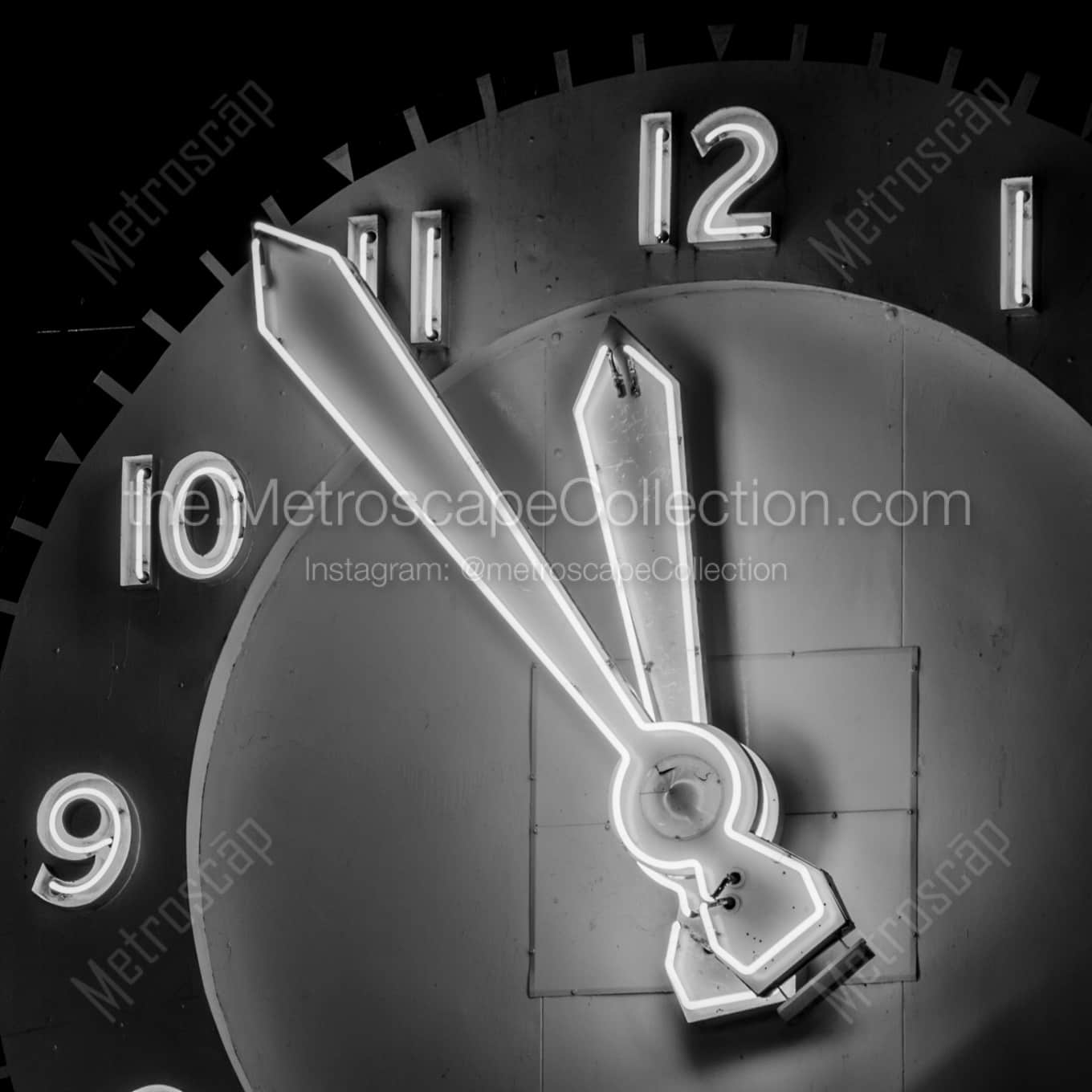Six til Midnight at Pike Place Market landscape black and white Photography Six til Midnight at Pike Place Market landscape black and white Photography square crop