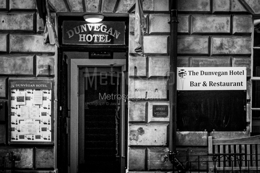 St Andrews Black and White Photography of The Dunvegan Hotel in St Andrews Scotland The Dunvegan Hotel in St Andrews Scotland -- St Andrews Black and White Photography