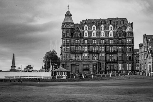 St Andrews Black and White Photography of The Hamilton Grand Hotel St Andrews Scotland The Hamilton Grand Hotel St Andrews Scotland -- St Andrews Black and White Photography