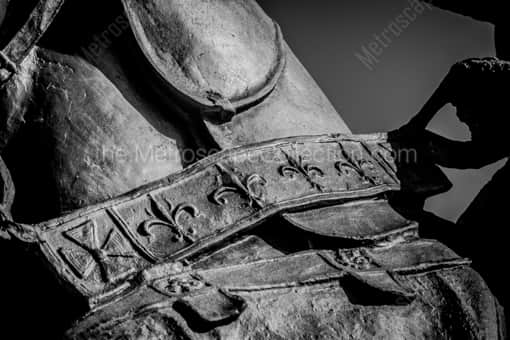 Saint Louis Fleur-de-Lis -- St Louis Black and White Photos