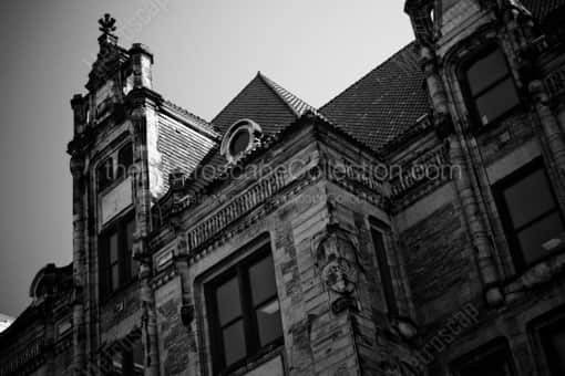The St Louis City Hall Building -- St Louis Black and White Photos