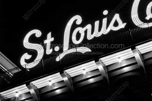 St Louis in Neon -- St Louis Black and White Photos