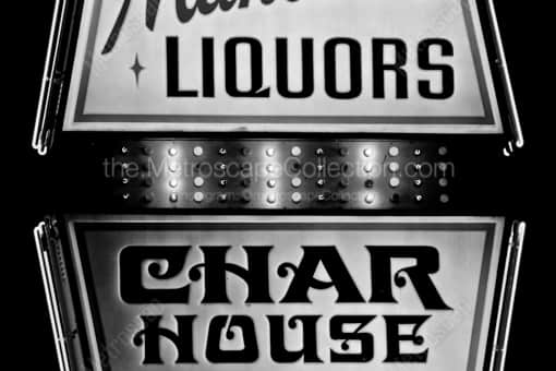 Mancinis Char House -- St Paul Black and White Photos