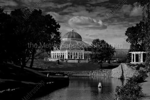 The Como Park Conservatory -- St Paul Black and White Photos
