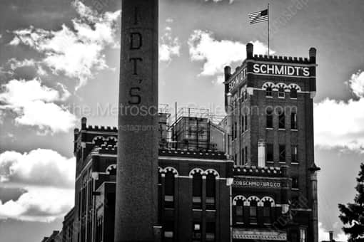 The Old Schmidts Brewery -- St Paul Black and White Photos
