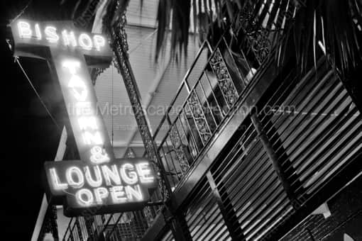 The Bishop Tavern and Lounge -- St Petersburg Black and White Photography