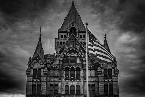Syracuse Savings Bank Building -- Syracuse Black and White Art