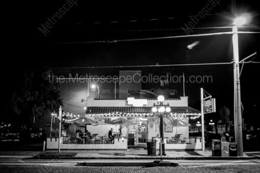 The Alaskan Tacos Building in Ybor City -- Tampa Black and White Photography