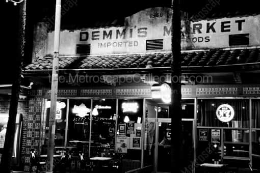 Demmis Market in Ybor -- Tampa Black and White Photography