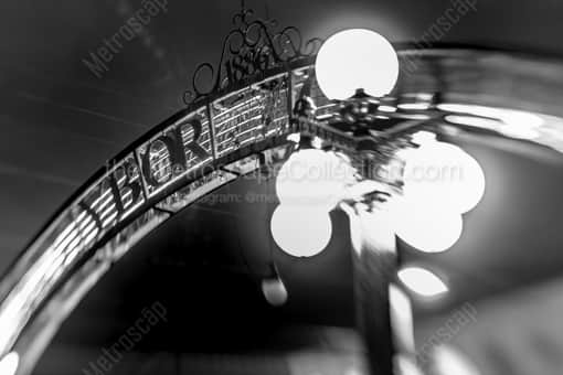Ybor City Arch -- Tampa Black and White Photography