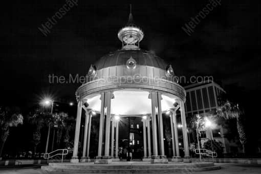 The Silver Dome in Courthouse Square -- Tampa Black and White Photography